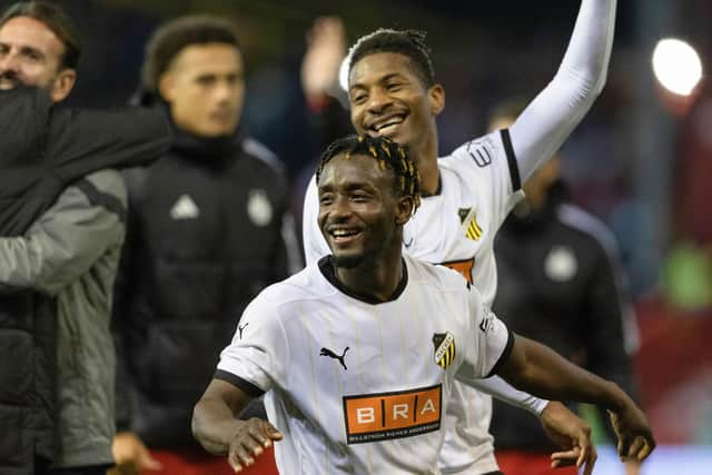 BK Hacken's Ibrahim Sadiq was their hero at Pittodrie.