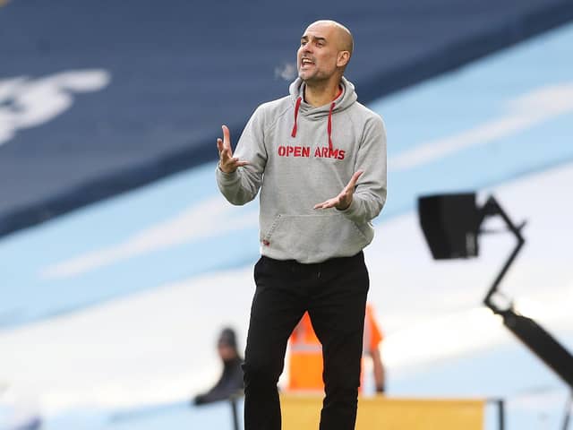 Pep Guardiola: dresses like Dominic Cummings.