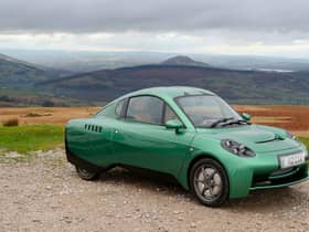 Rasa hydrogen-powered cars, manufactured by Riversimple, could be made in Aberdeen (Picture: Geoff Caddick/AFP/Getty)