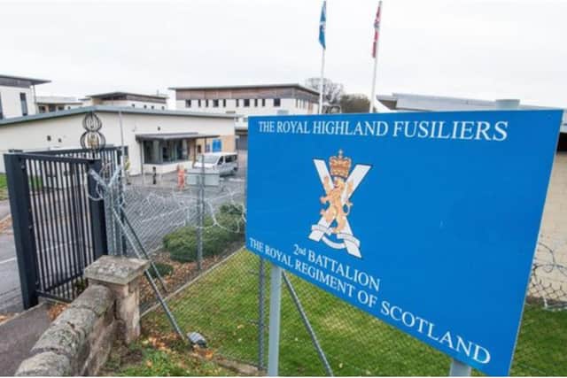 Glencorse Barracks in Penicuik. (Photo credit: Ian Georgeson)