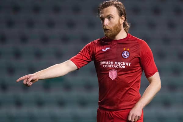 Dale Gillespie's penalty put Brora 1-0 up against Stranraer