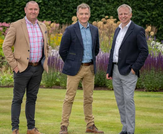 Chris Wardle (left) Chris Breadshaw (middle) Phillip Long (right). (Pic:Michal Wachucik)
