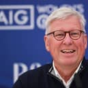 Martin Slumbers, Chief Executive of the R&A talks in a press conference prior to the AIG Women's Open at Muirfield. Picture: Alex Burstow/R&A/R&A via Getty Images.