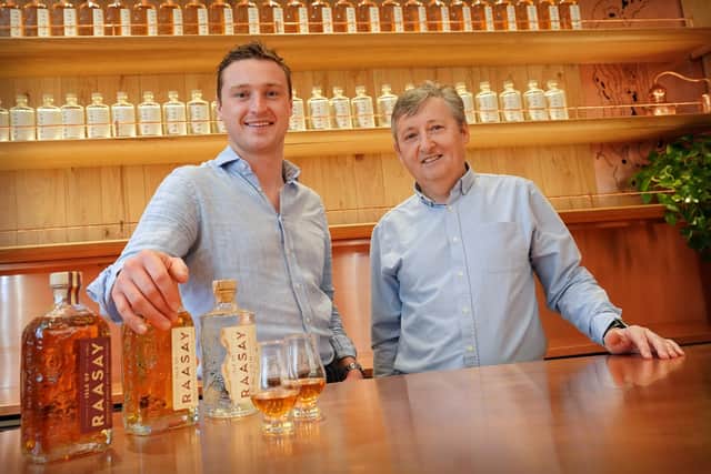 William Dobbie and Bill Dobbie of R&B Distillers. Picture by Stewart Attwood