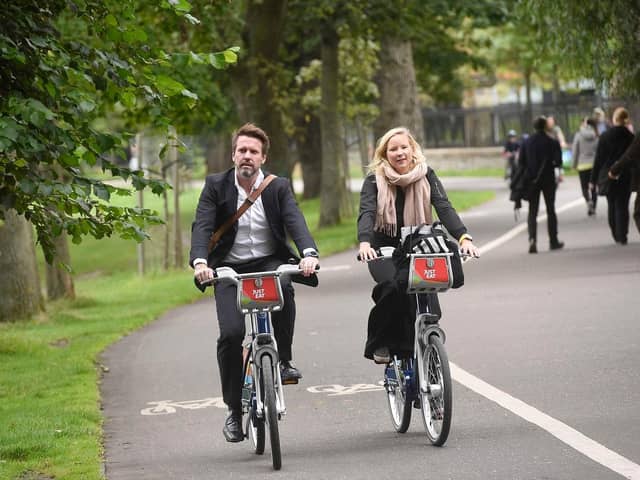 The Edinburgh cycle hire scheme has proved popular but been plagued by costly vandalism. Picture: Greg Macvean