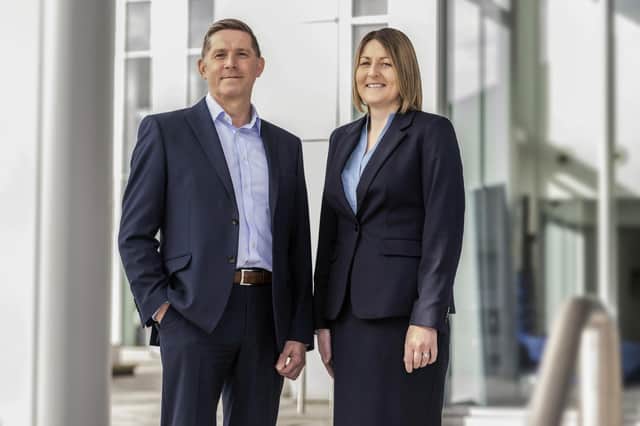 Walter Thain, CEO of Three60, and Kerrie Murray, who is now CFO of the enlarged company. Picture: contributed.