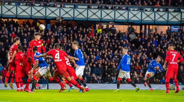 Rangers hosted Bayer Leverkusen in the first leg of their Europa League last-16 tie last night but the second leg will not go ahead next week