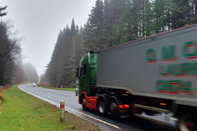 The 50mph lorry speed limit trial was found to reduce driver frustration but increased journey times. John Devlin