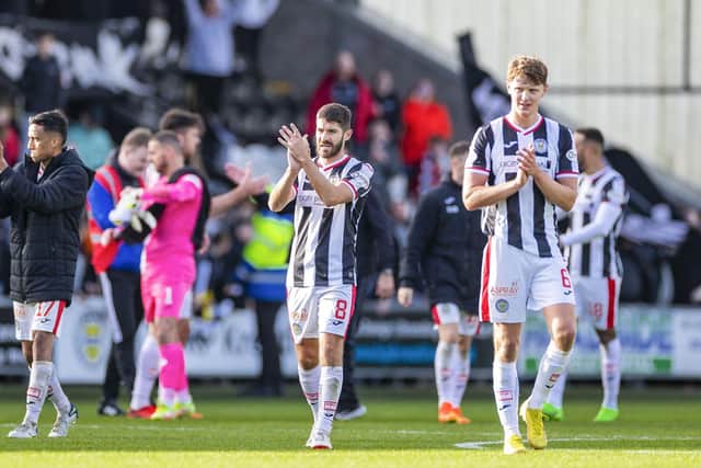St Mirren went third with a 2-1 win over Livingston. (Photo by Roddy Scott / SNS Group)