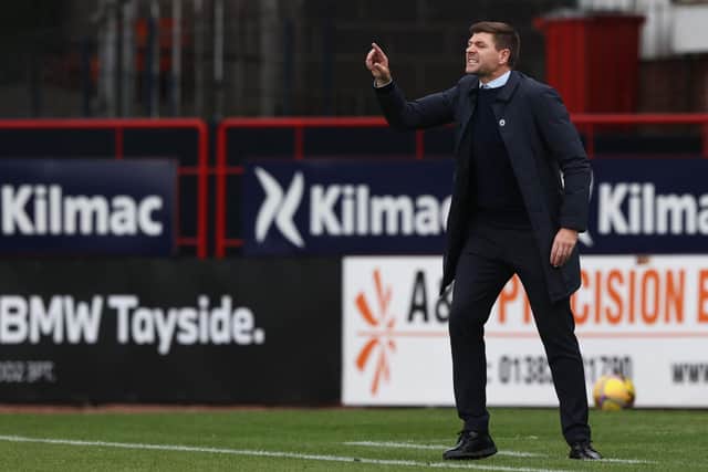 Rangers manager Steven Gerrard has long been talked about as a potential Liverpool manager in the future. Picture: SNS