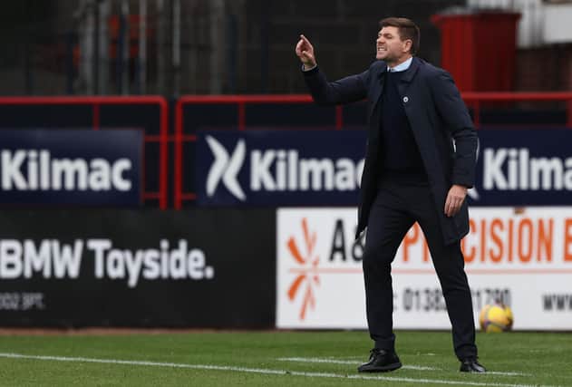Rangers manager Steven Gerrard has long been talked about as a potential Liverpool manager in the future. Picture: SNS