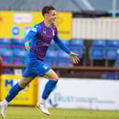 Roddy MacGregor celebrates giving Inverness an 80th minute lead in the 1-0 win over Raith Rovers (Photo by Craig Foy / SNS Group)