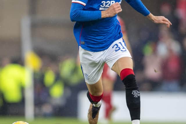 Rangers ace Borna Barisic started in the 2-1 win over Aberdeen in the Viaplay Cup semi-final. (Photo by Rob Casey / SNS Group)