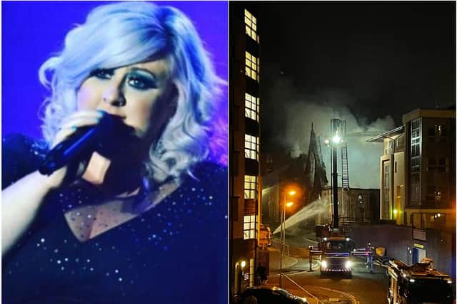 St Simon Partick church fire: Scottish pop star Michelle McManus mourns loss of church she was baptised in