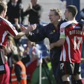 Nick Montgomery, far right, was given his senior football debut at Sheffield United by Neil Warnock.