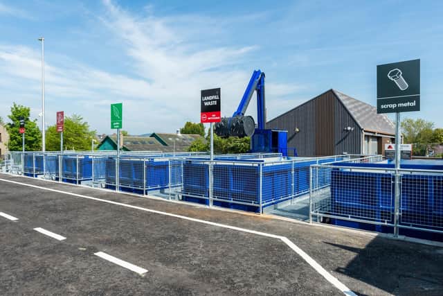 The council is proposing to introduce a trial hybrid booking system at Stonehaven HRC