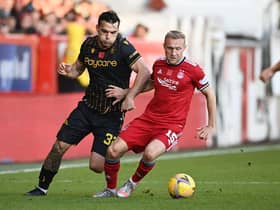 Dylan McGeouch is on the hunt for a new club after leaving Aberdeen. (Photo by Paul Devlin / SNS Group)