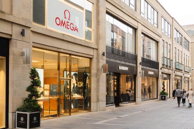 The OMEGA store on Multrees Walk