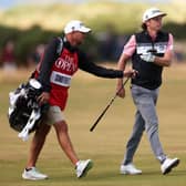 Cameron Smith walks on the 14th hole during day two of The 150th Open at St Andrews. Picture: Harry How/Getty Images.