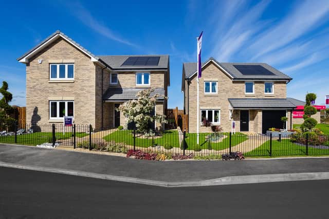 The Maxwell and Geddes showhomes at West Craigs, Edinburgh