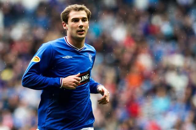 Kevin Thomson in action for Rangers - a club he has ambitions to manage one day