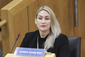 Karen Adam MSP said she has received death threats.