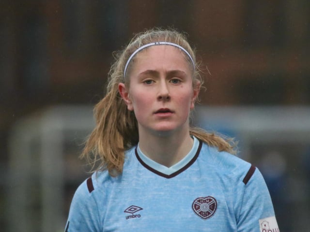Good in the air and composed with the ball on the floor, Hearts defender Tegan Browning is a regular in the middle of the Jambos back four.