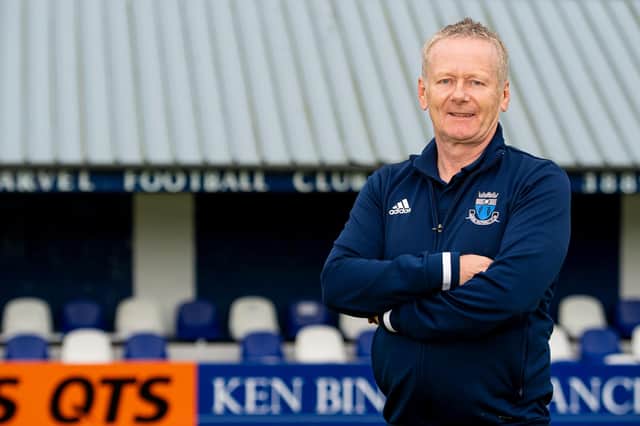 Darvel chairman John Gall says the club's tie against Aberdeen will be played at Recreation Park.