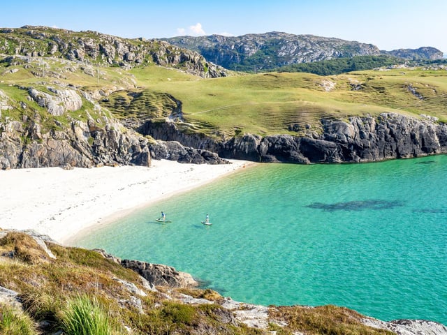 Achmelvich is a breathtakingly beautiful sandy bay in the wilds of Sutherland