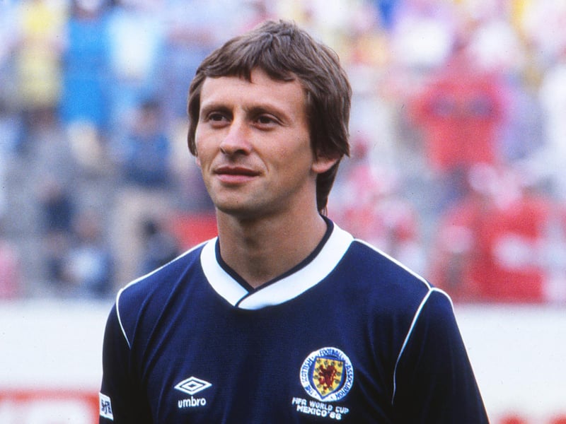 The image of Sturrock with shirts outside shorts and socks rolled down is still soldered into minds of those who saw him, and though the recollections are perhaps mostly of the winger wearing a tangerine-coloured top, he was a thorn in the sides of defences for Scotland too. He won 20 caps and played in one World Cup – two appearances at Mexico ’86 - and was unfortunate not to have many more Scotland experiences. Sadly for him, players of the calibre of one K Dalglish were around in his position at the time.
