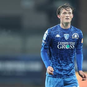Liam Henderson in action for Empoli in a Serie B match against Pisa n February