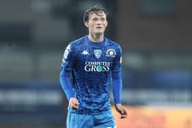 Liam Henderson in action for Empoli in a Serie B match against Pisa n February
