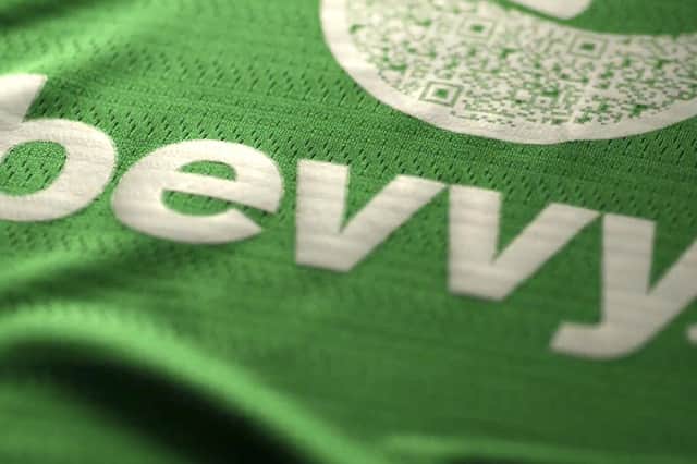 Hibs unveil their new shirt sponsor, hoping performances next season won't drive fans to drink