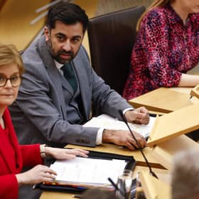 Former SNP leader Nicola Sturgeon and successor  Humza Yousaf are beyond a joke, reckons reader (Picture: Jeff J Mitchell/Getty Images)
