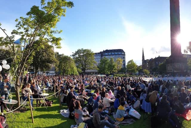 A weekend of free film screenings will be staged in St Andrew Square in Edinburgh later this month.