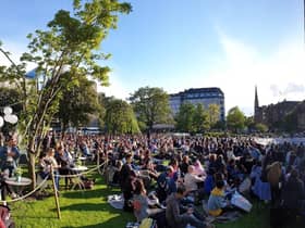 A weekend of free film screenings will be staged in St Andrew Square in Edinburgh later this month.