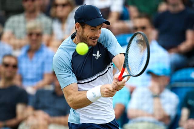 Andy Murray during day six of the Surbiton Trophy.