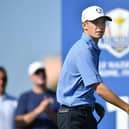 Blairgowrie's Connor Graham pictured during Team Europe's win in last year's Junior Ryder Cup in Italy. Picture: Valerio Pennicino/Getty Images.
