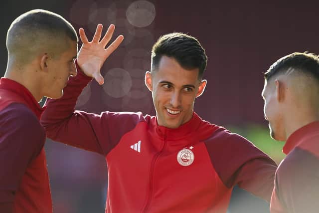 Bojan Miovski and Aberdeen take on Eintracht Frankfurt in the Europa Conference League tonight.