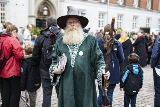 A wizard enjoys the magic festival (Picture: Johan Tobias Joensen)