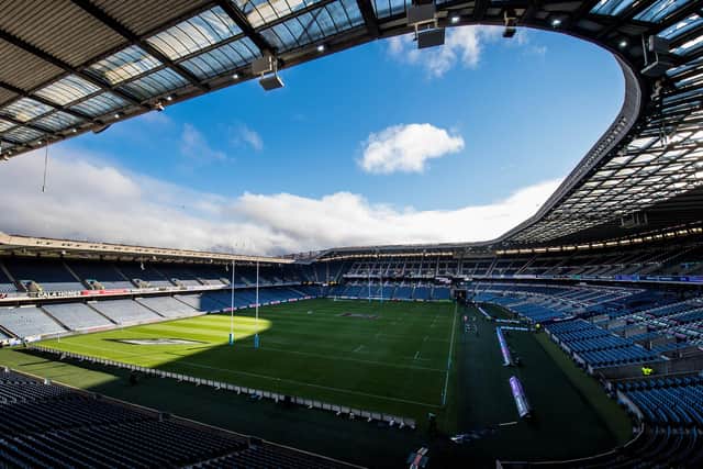 Glasgow Warriors' Challenge Cup tie against Perpignan will be played at BT Murrayfield. (Photo by Ross Parker / SNS Group)