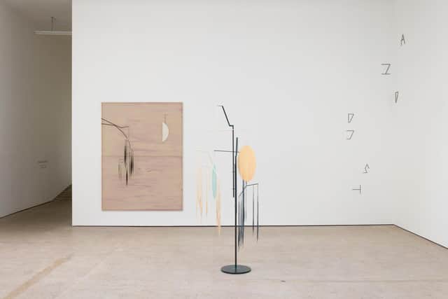 Installation view of the Martin Boyce exhibition at the Modern Institute in Glasgow