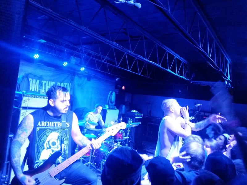 Stray From The Path have been making noise, literally, for a number of years across the globe and in front-man Andrew Dijorio, they have one of the most charismatic vocalists in modern day punk and hardcore. They play the Opus stage on Saturday.