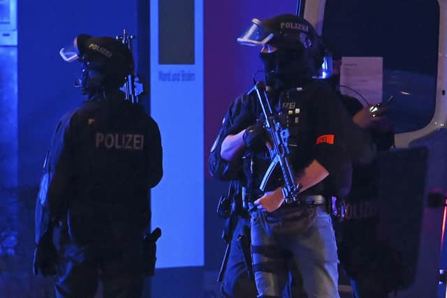 Eight people died in the shooting at a Jehovah’s Witness hall in Germany, including the alleged gunman, police have said.