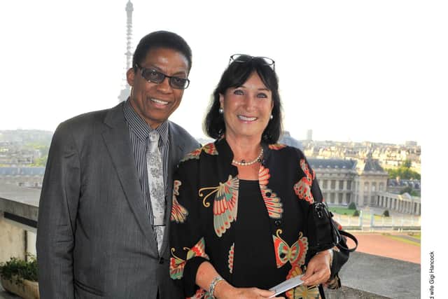 Herbie Hancock and wife Gigi in 2011 Pic: Sipa/Shutterstock