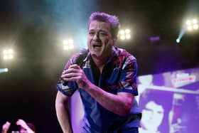 Edinburgh's Les McKeown in action with the Bay City Rollers in 2016