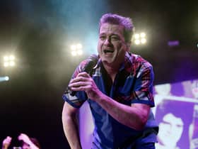 Edinburgh's Les McKeown in action with the Bay City Rollers in 2016