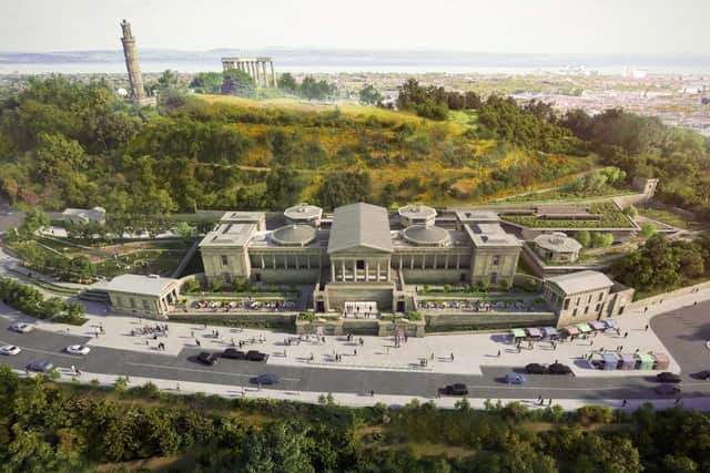 The former Royal High School on Edinburgh's Calton Hill is set to be turned into a new 'world-class centre for music education and public performance.' Image: Richard Murphy Architects