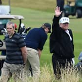 Donald Trump last visited Scotland in July 2018 on a private visit to his Turnberry resort. Picture: Andy Buchanan/AFP/Getty