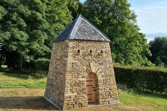 The dovecot, otherwise known as doocot, can be found in the gardens of Teasses Estate, Fife (pic: James Parker Sculpture)